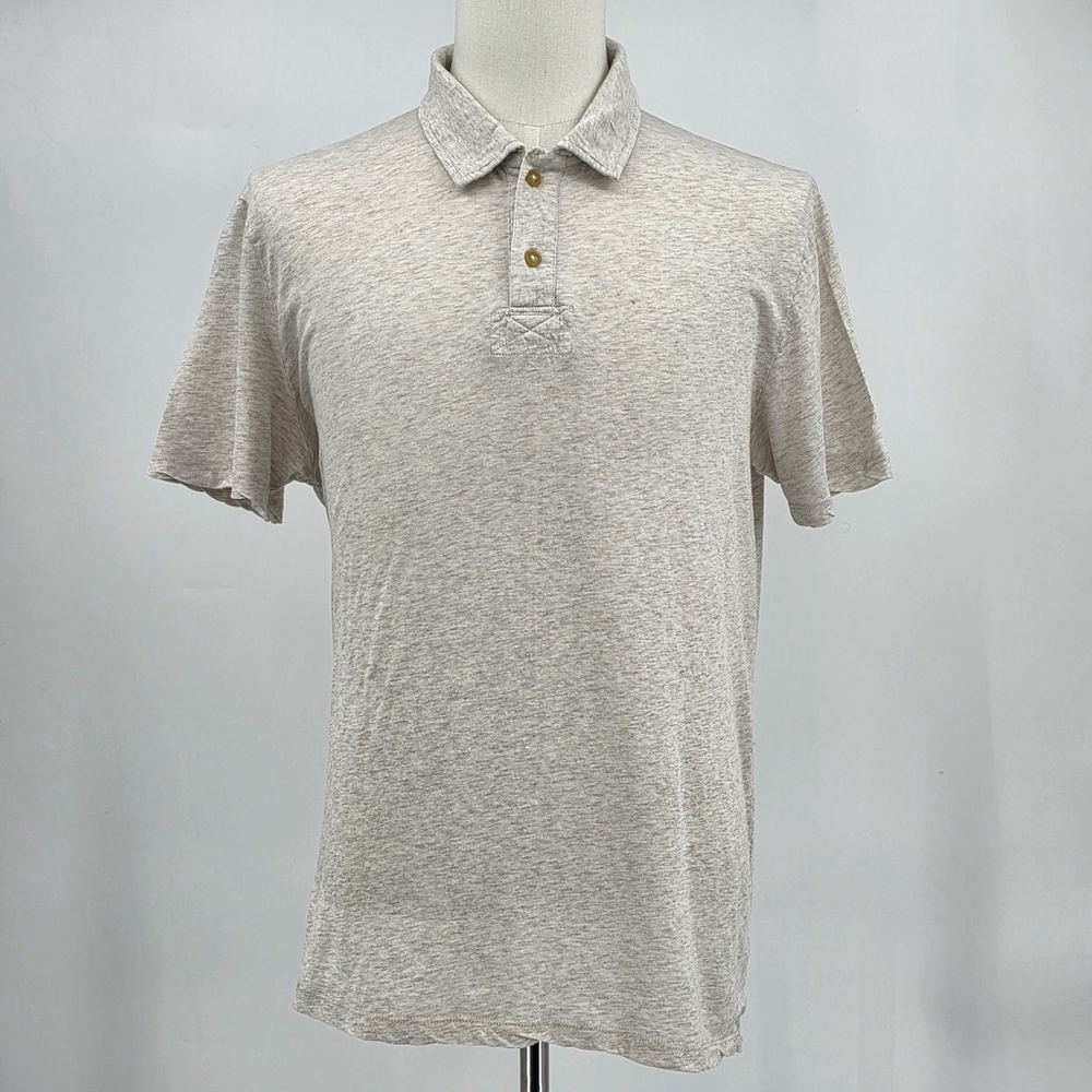 Taylor Stitch Cream Polo Shirt 42